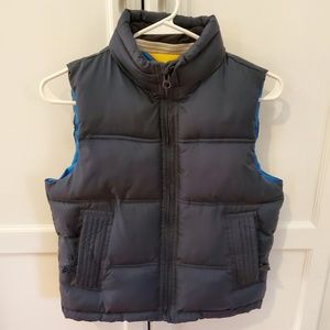 Boys Gap Kids navy puffer vest